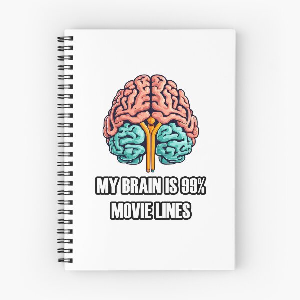 Item preview, My Brain is 99% Movie Lines 3 designed and sold by Tom-Johnson.