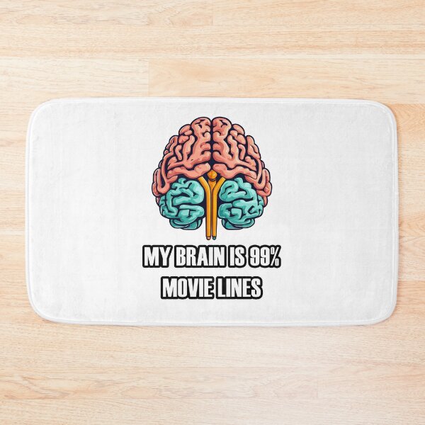 Item preview, My Brain is 99% Movie Lines 3 designed and sold by Tom-Johnson.