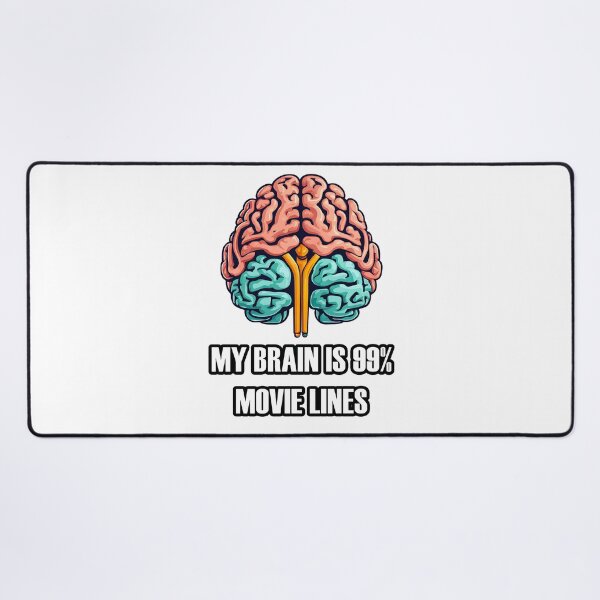 Item preview, My Brain is 99% Movie Lines 3 designed and sold by Tom-Johnson.