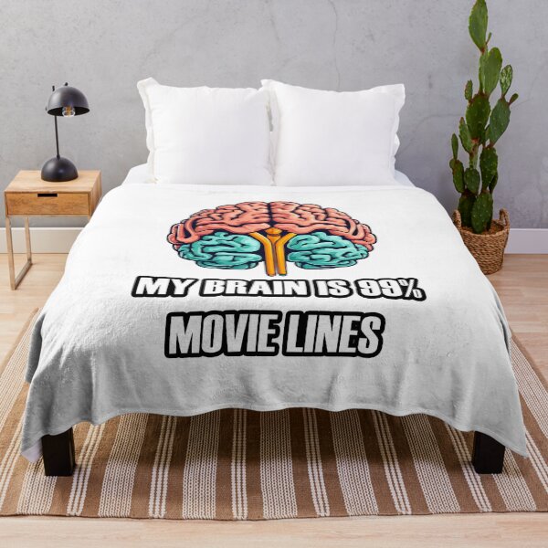 Item preview, My Brain is 99% Movie Lines 3 designed and sold by Tom-Johnson.