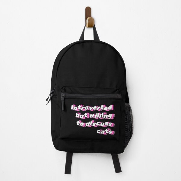 Item preview, Introverted but willing to discuss cats designed and sold by YQvibe Studio.