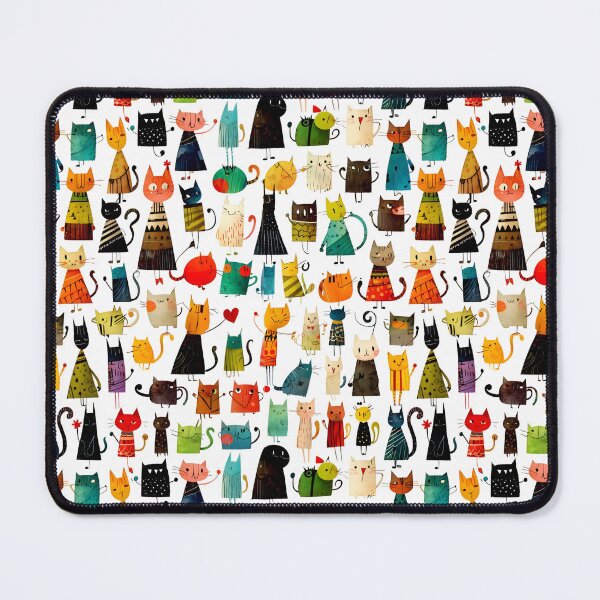 Item preview, Abstract Cats Pattern designed and sold by Domo-Design.
