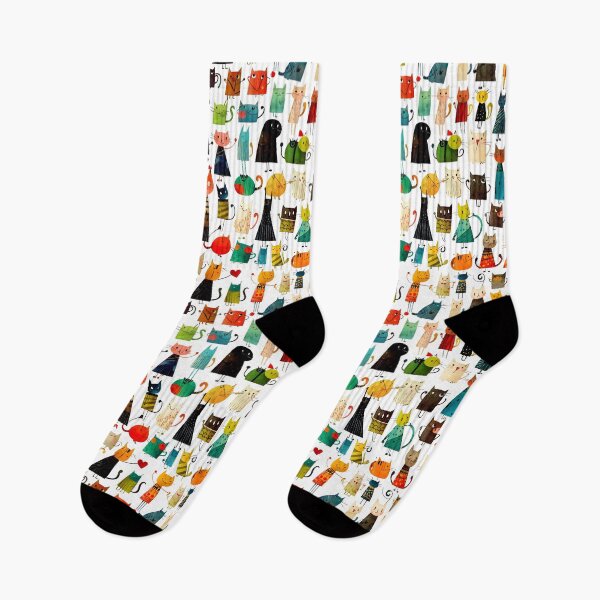 Item preview, Abstract Cats Pattern  designed and sold by Domo-Design.