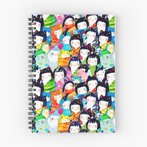 Item preview, Kawaii Cats Pattern  designed and sold by Domo-Design.