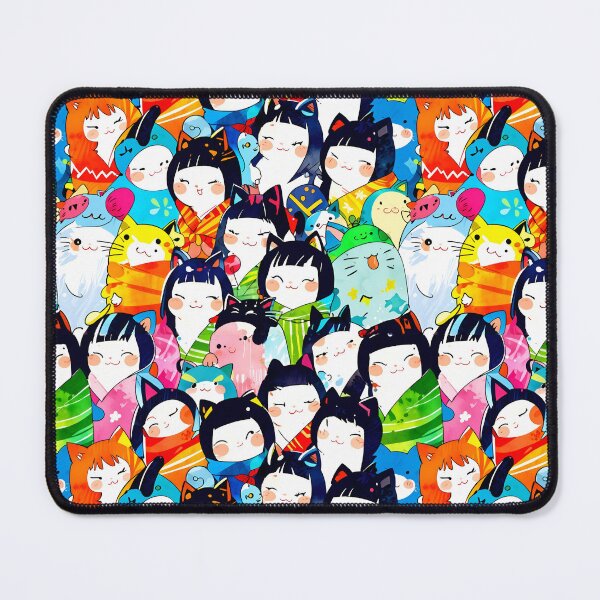 Item preview, Kawaii Cats Pattern  designed and sold by Domo-Design.