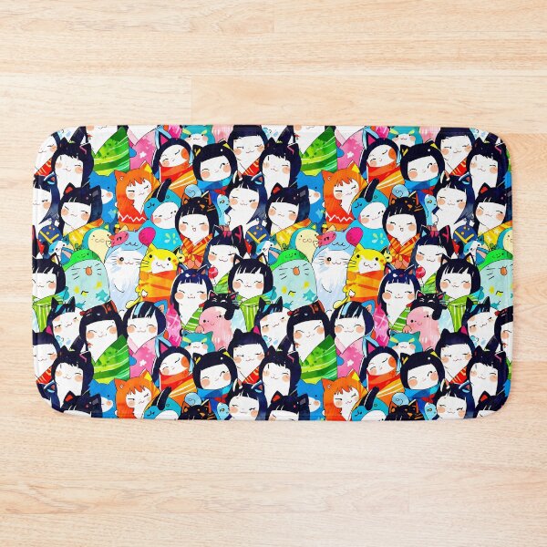Item preview, Kawaii Cats Pattern  designed and sold by Domo-Design.