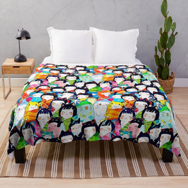 Item preview, Kawaii Cats Pattern  designed and sold by Domo-Design.