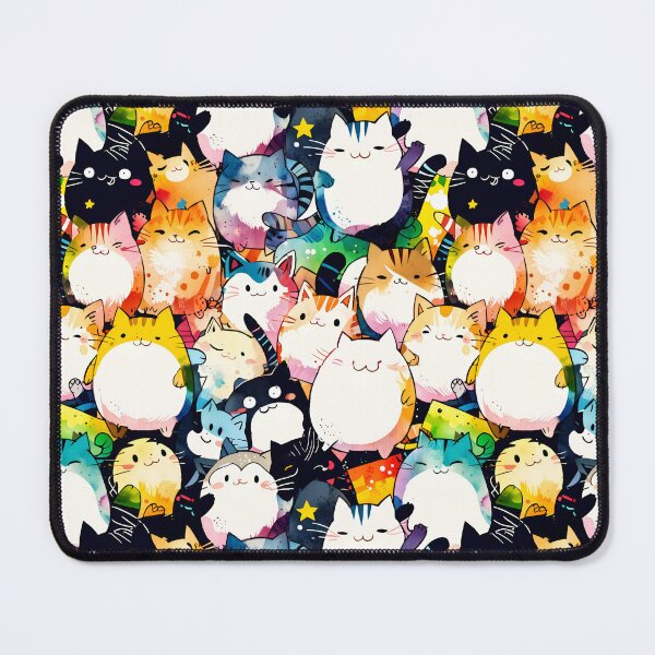 Item preview, Kawaii Cats Pattern  2 designed and sold by Domo-Design.