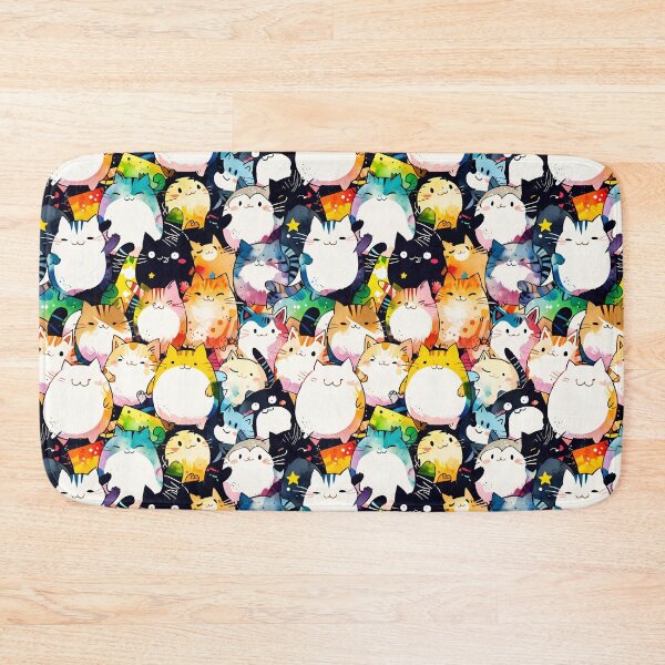 Item preview, Kawaii Cats Pattern  2 designed and sold by Domo-Design.