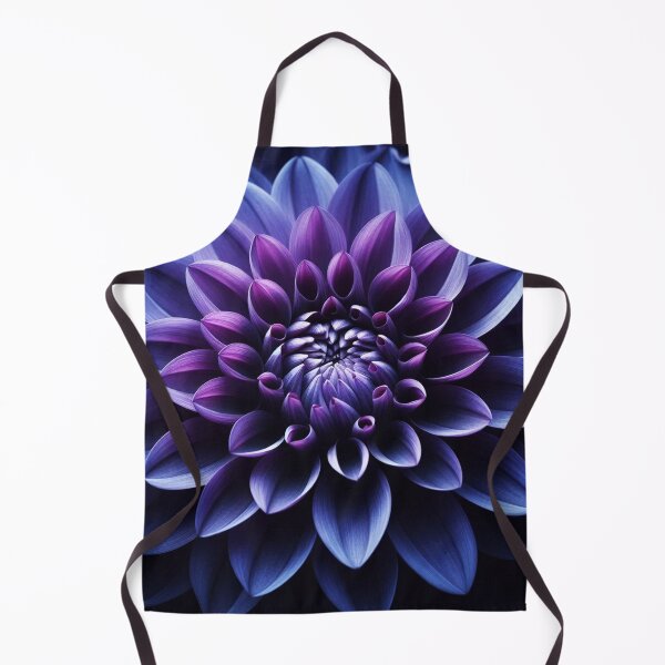 Item preview, indigo dahlia, macro photography designed and sold by Dogandesighn.