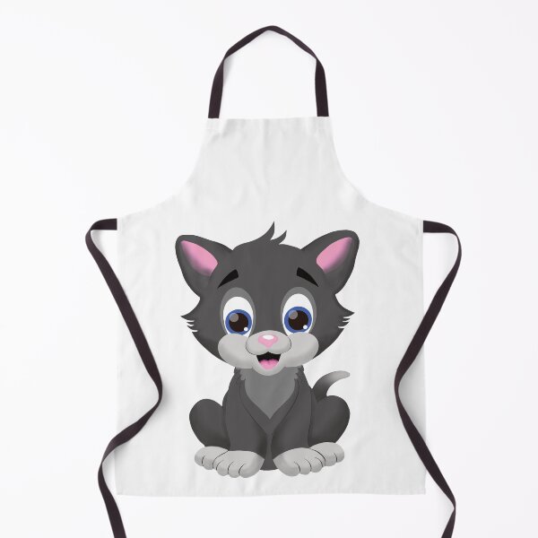 Item preview, Sitting happy gray cat - AA0059A designed and sold by LionsHut.