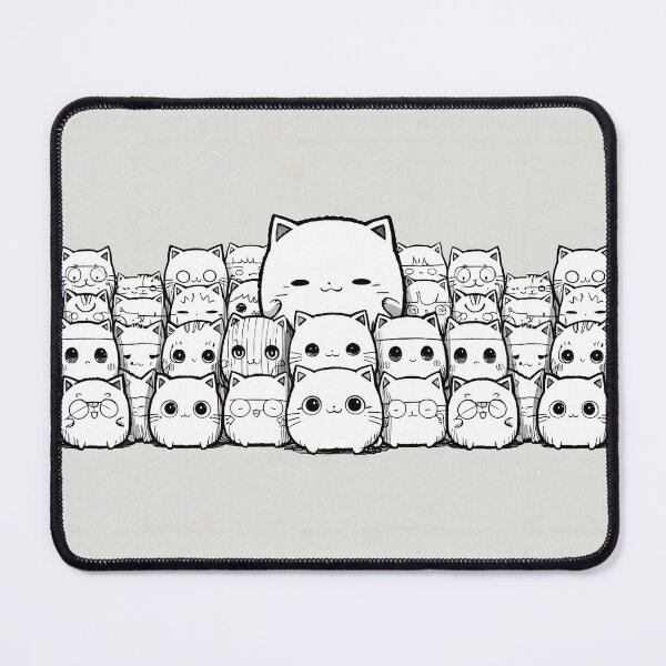 Item preview, Kawaii Cats Pattern  3 designed and sold by Domo-Design.