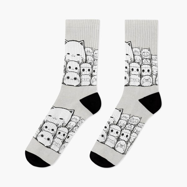Item preview, Kawaii Cats Pattern  3 designed and sold by Domo-Design.