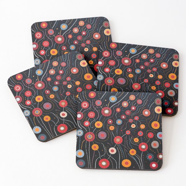 Item preview, Aboriginal Inspired Dot Art - Night Lights designed and sold by GrinGalore.