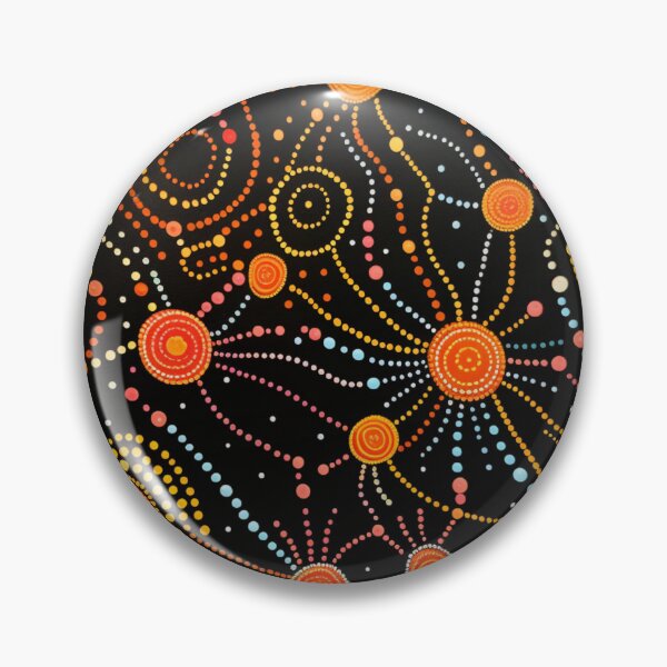 Item preview, Aboriginal Inspired Dot Art - Night Lights Lumens designed and sold by GrinGalore.