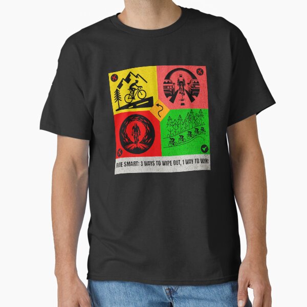 Item preview, Cycling Safety Rules: Humor and Motivation T-Shirt designed and sold by STB-CREATION.