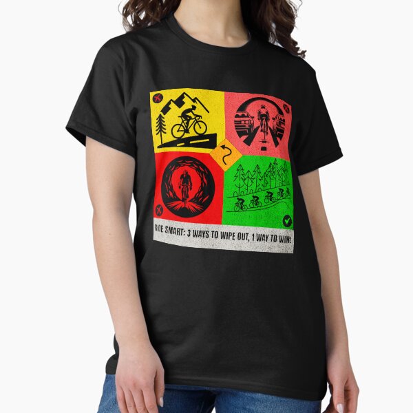 Item preview, Cycling Safety Rules: Humor and Motivation T-Shirt designed and sold by STB-CREATION.