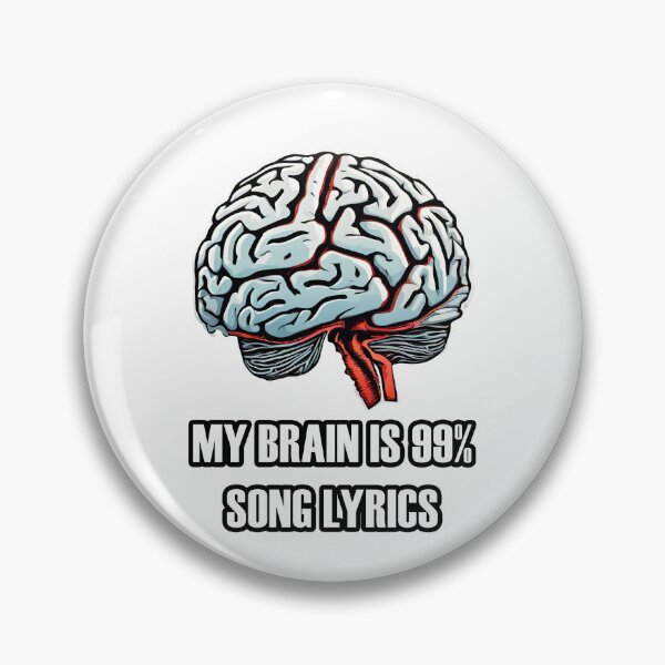 Item preview, My Brain Is 99% Song Lyrics 1 designed and sold by Tom-Johnson.