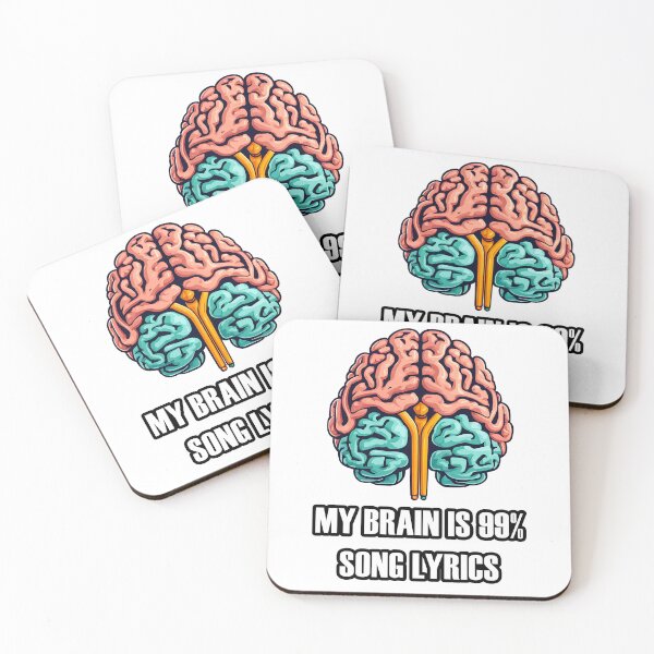 Item preview, My Brain Is 99% Song Lyrics 2 designed and sold by Tom-Johnson.