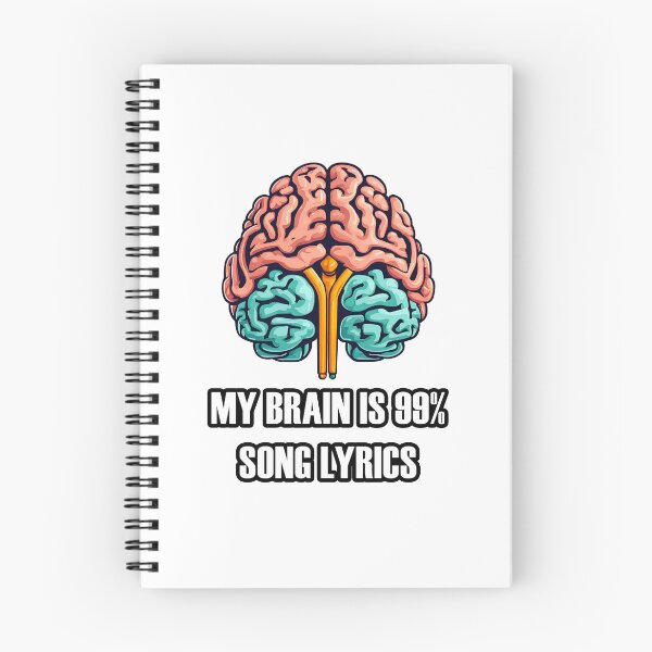 Item preview, My Brain Is 99% Song Lyrics 2 designed and sold by Tom-Johnson.