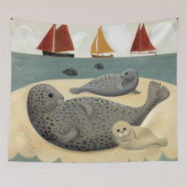 Item preview, Relaxed Seals On The Sandbank designed and sold by iamdesigns14.