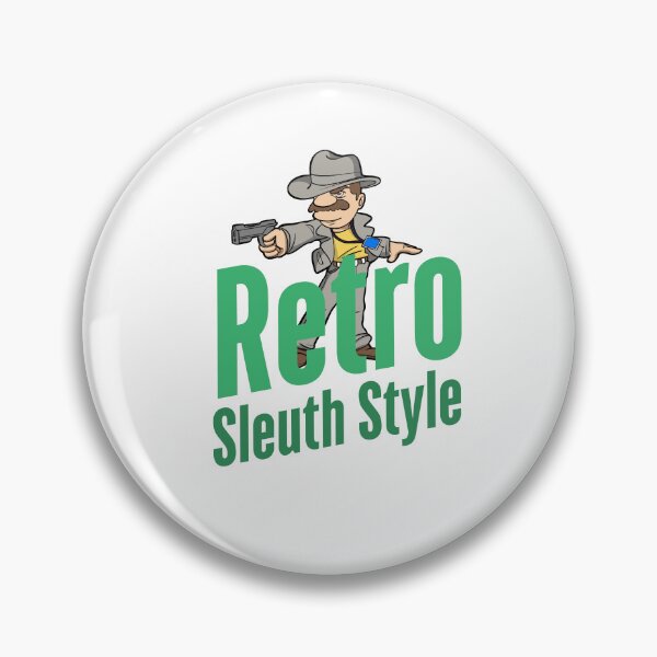 Item preview, Retro Sleuth Style , detective old style cartoon  designed and sold by StairheadStore.