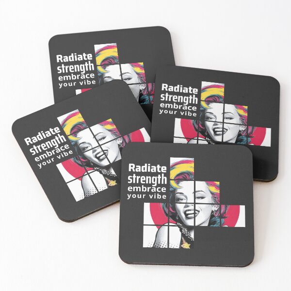 Item preview, Radiate Strength Embrace Your Vibe Pop Art Confidence designed and sold by SplashTastic.