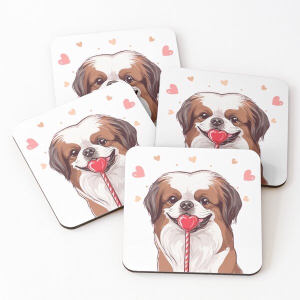 Item preview, Valentine's Day Tibetan Spaniel Love designed and sold by GoodyPaws.