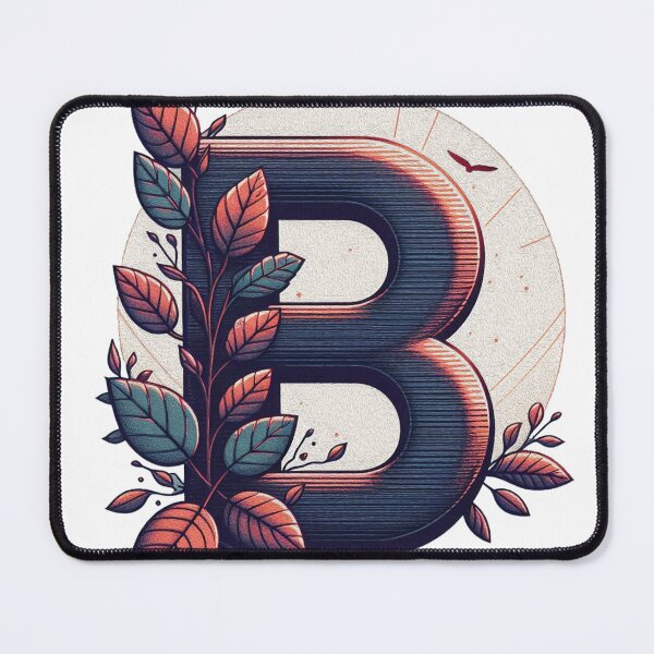 Item preview, Nature's Alphabet: Branches and Leaves ‘B’ designed and sold by ManekanttaArts.