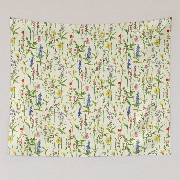 Item preview, Watercolor Native Afghani Flora, Flower, Wild Flowers, Bush Flowers  designed and sold by PapuruDesigns.