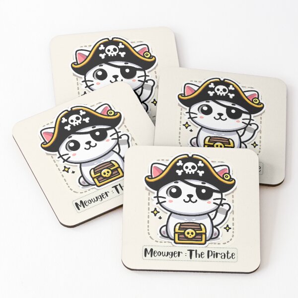 Item preview, Cute Pirate Cat designed and sold by Mbk Studios.