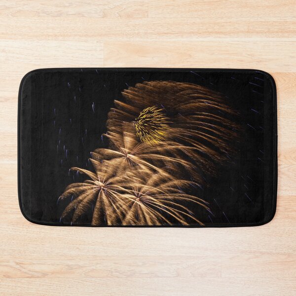 Item preview, Dynamic Golden Fireworks In The Night Sky designed and sold by David Patterson.