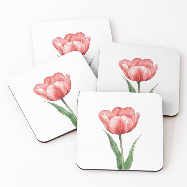 Item preview, Watercolor Afghani Native Tulip Flower, Native Flora (Tulipa afghanic) designed and sold by PapuruDesigns.