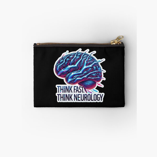 Item preview, Think Fast, Think Neurology – Futuristic Brain designed and sold by EuropeanPrints.