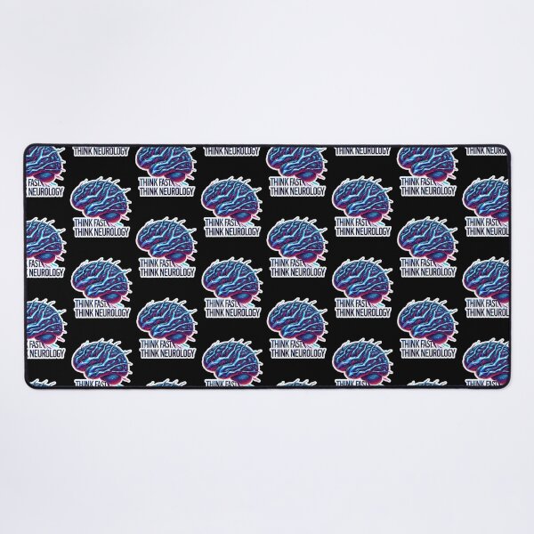 Item preview, Think Fast, Think Neurology – Futuristic Brain designed and sold by EuropeanPrints.