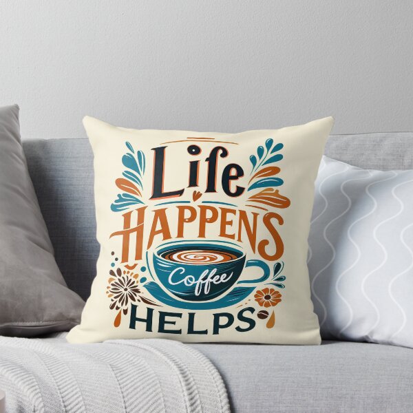 Item preview, Life Happens Coffee Helps designed and sold by maxmaj.