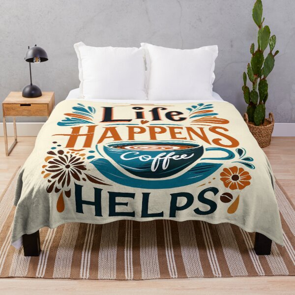 Item preview, Life Happens Coffee Helps designed and sold by maxmaj.