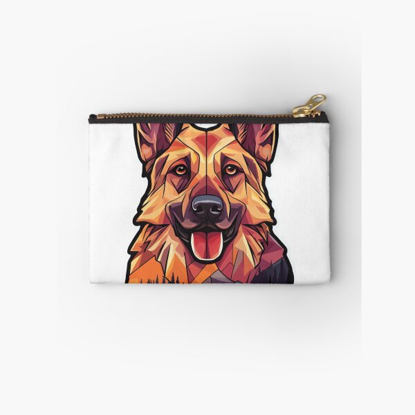 Item preview, German Shepherd Geometric Mountains designed and sold by NicolasGlowArt.