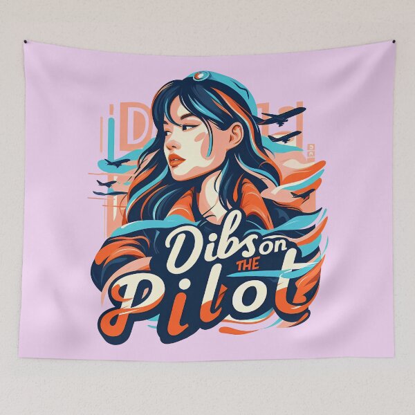 Item preview, Dibs on the Pilot designed and sold by maxmaj.