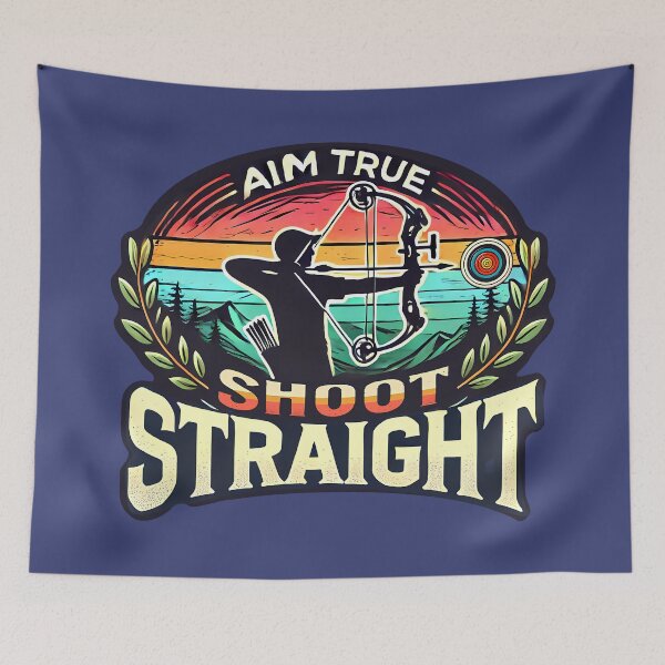 Item preview, Aim True Shoot Straight designed and sold by maxmaj.