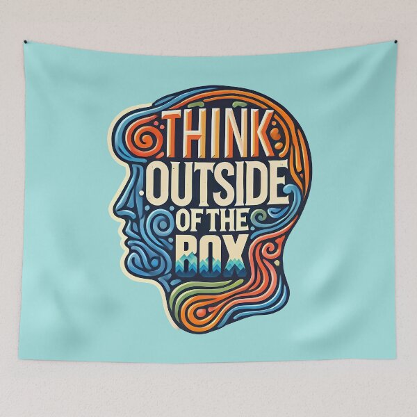 Item preview, Think Outside of the Box designed and sold by maxmaj.