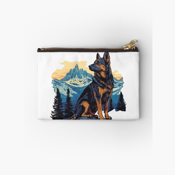 Item preview, German Shepherd on Rock designed and sold by NicolasGlowArt.