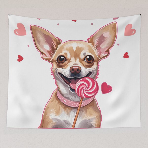 Item preview, Valentine's Day Chihuahua Love designed and sold by GoodyPaws.