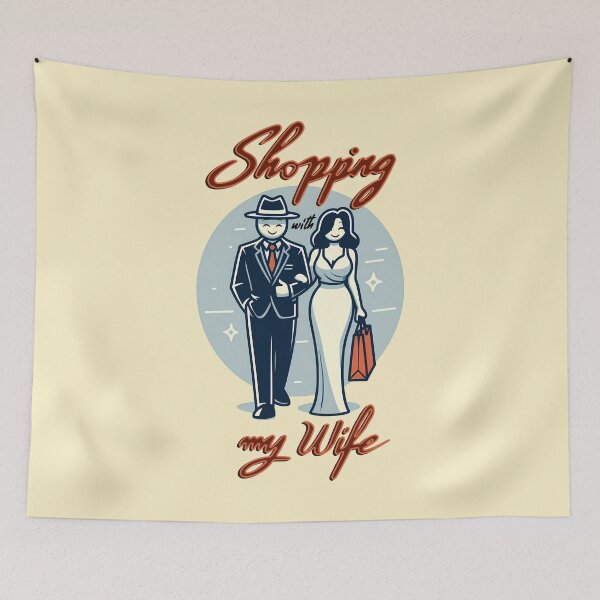 Item preview, Shopping with my wife designed and sold by maxmaj.