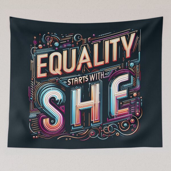 Item preview, Equality Starts with She designed and sold by maxmaj.