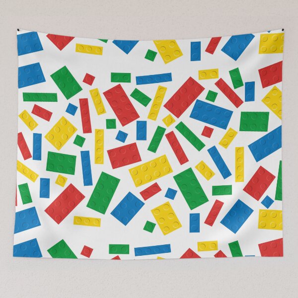 Item preview, Colorful Building Block Pattern Design designed and sold by mateuszwrz.