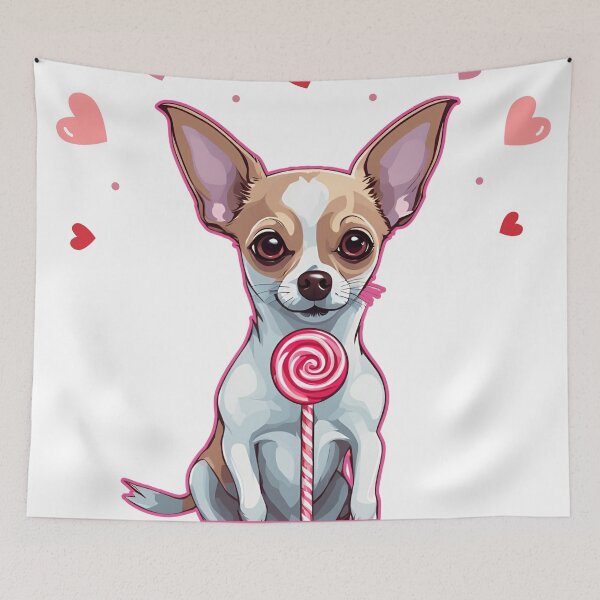 Item preview, Valentine's Day Chihuahua Love designed and sold by GoodyPaws.