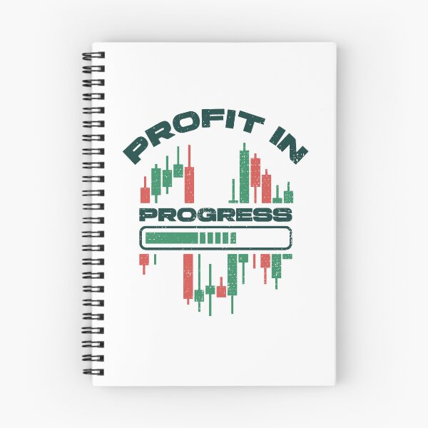 Item preview, Profit In Progress Crypto Trader - Cryptocurrency Dad or Grandpa Investor designed and sold by venomousvector.