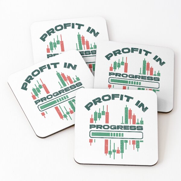 Item preview, Profit In Progress Crypto Trader - Cryptocurrency Dad or Grandpa Investor designed and sold by venomousvector.