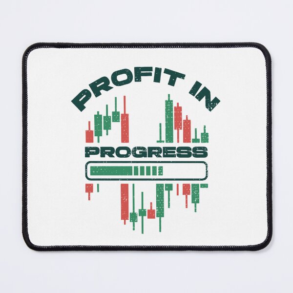 Item preview, Profit In Progress Crypto Trader - Cryptocurrency Dad or Grandpa Investor designed and sold by venomousvector.